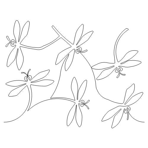 Stain Glass Dragonflies (AB)