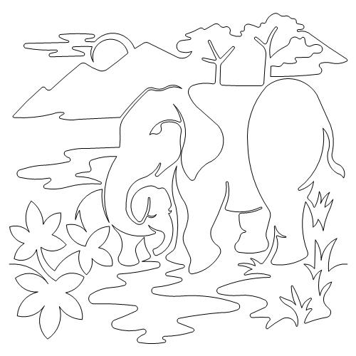 Safari Elephant    (AB)