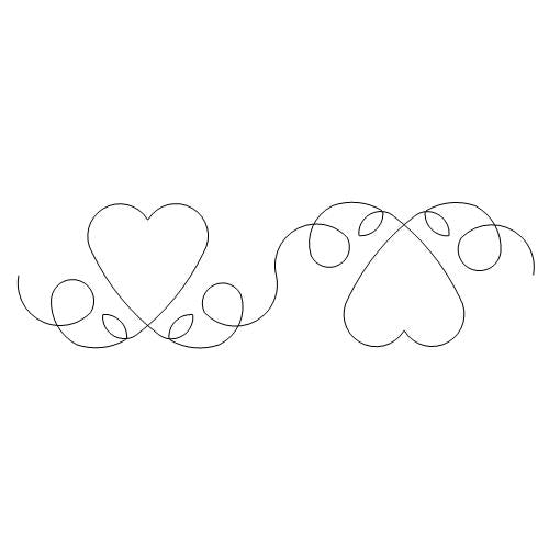 Swirl Hearts     (AB)